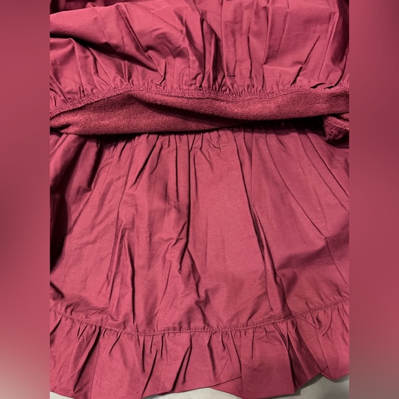 LOFT Burgundy Drop-Waist Dress – Size XS-Never Worn - Picture 8 of 8